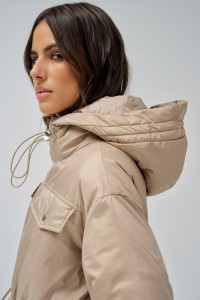 PADDED TRENCH COAT WITH CUFF