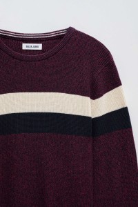 KNITTED SWEATER WITH STRIPES