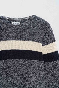 KNITTED SWEATER WITH STRIPES