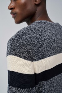 KNITTED SWEATER WITH STRIPES