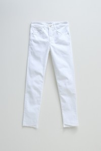 FAITH PUSH IN CROPPED JEANS IN COLOURED FABRIC