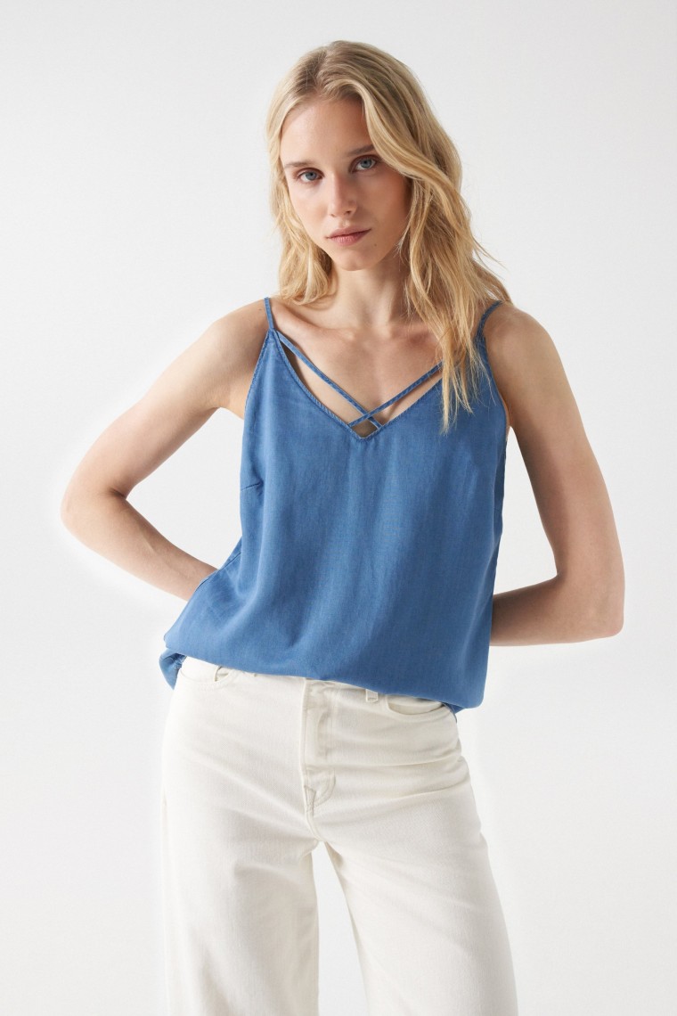 LIGHTDENIM TOP