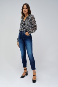 VAQUEROS FAITH PUSH IN CROPPED SKINNY