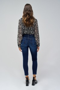 VAQUEROS FAITH PUSH IN CROPPED SKINNY