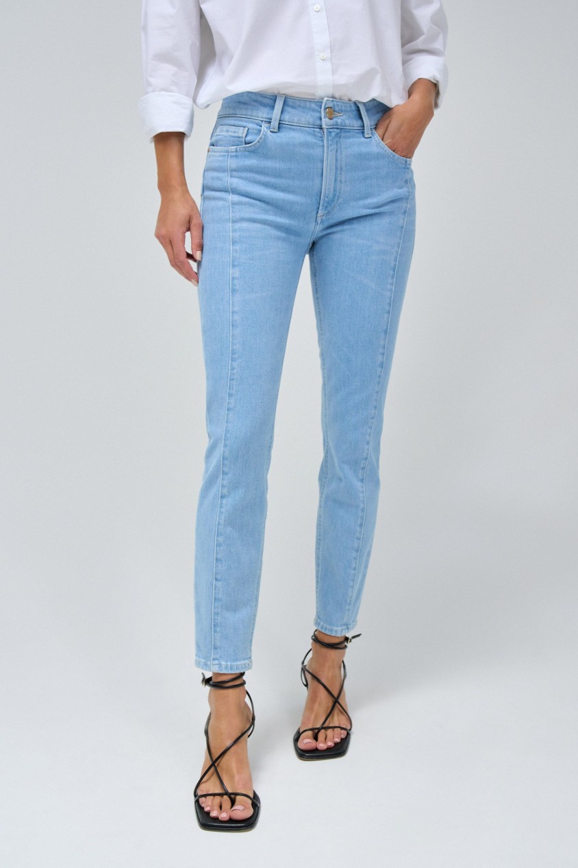 VAQUEROS DESTINY PUSH UP CROPPED SKINNY