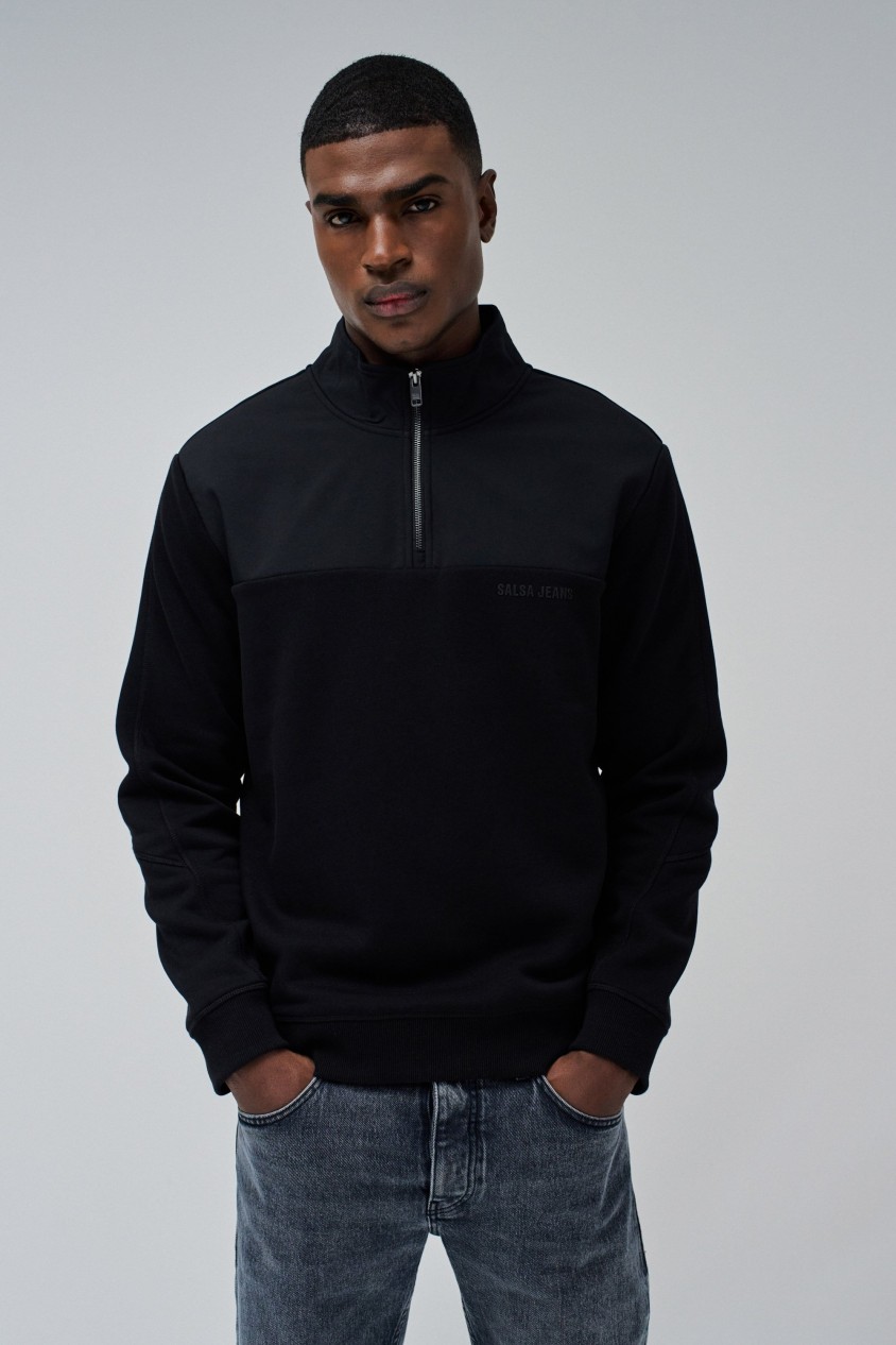 SWEATSHIRT WITH ZIP