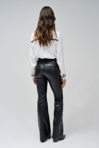 JEANS FAITH PUSH IN FLARE LEATHER EFFECT