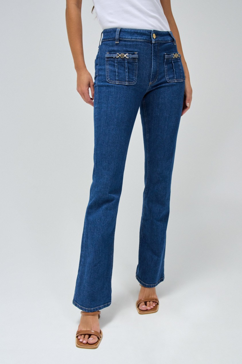 JEANS DESTINY PUSH UP BOOTCUT WITH POCKETS