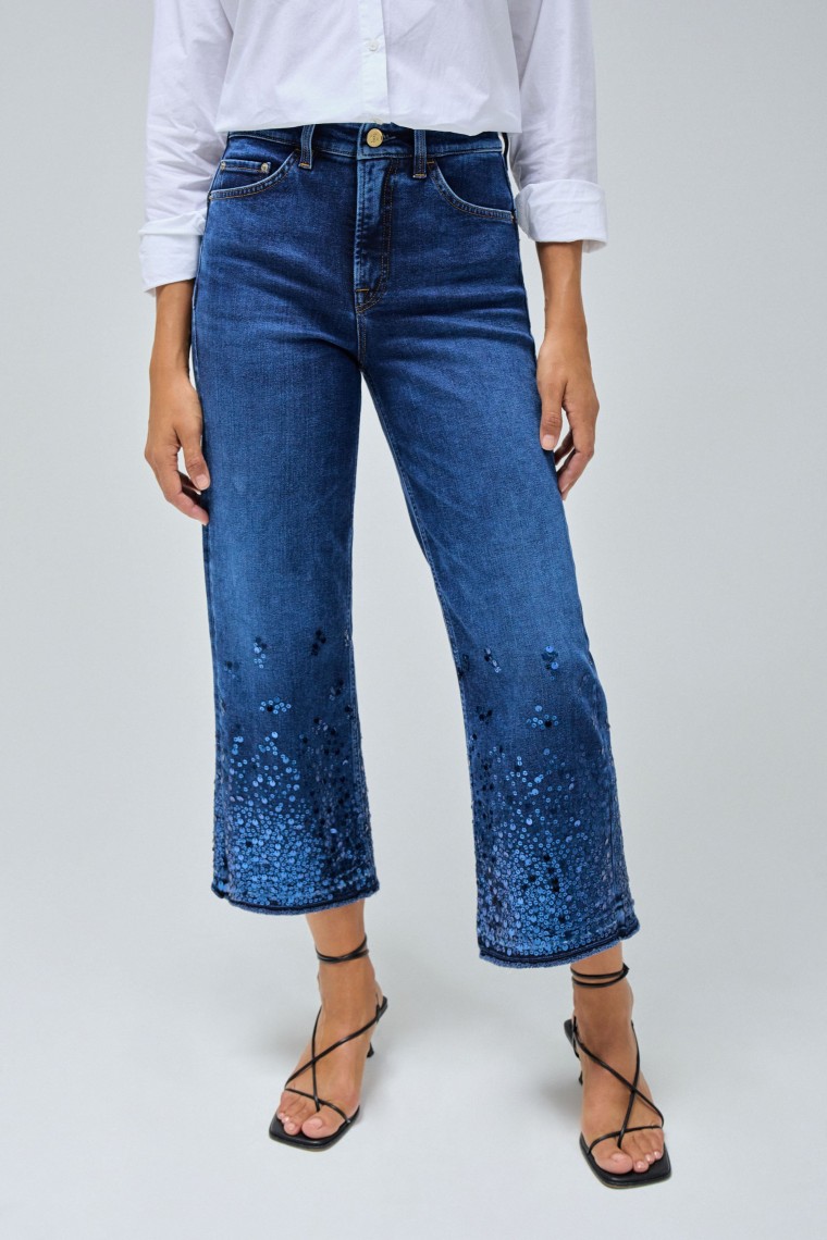 VAQUEROS FAITH PUSH IN CROPPED STRAIGHT